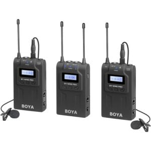 BOYA BY-WM8 Pro-K2 UHF Dual-Channel Wireless Microphone