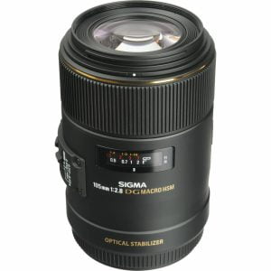 Sigma 105mm f/2.8 EX DG OS HSM Macro Lens for Nikon F