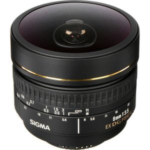 Sigma 8mm f/3.5 EX DG Circular Fisheye Lens for Canon EF