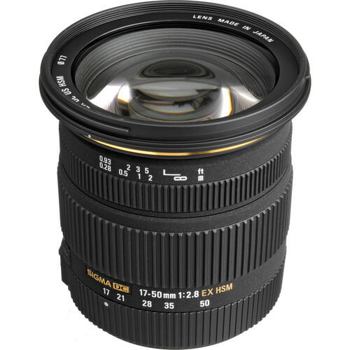 Sigma 17-50mm f/2.8 EX DC OS HSM Lens for Canon EF