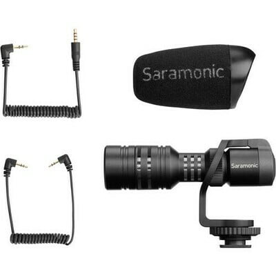 Saramonic Vmic Mini Ultra-Compact Camera-Mount Shotgun Microphone for DSLR Cameras and Smartphones - Image 5