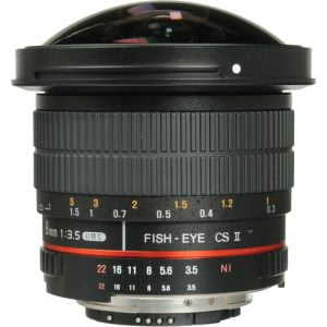 Samyang 8mm f/3.5 HD Fisheye Lens with AE Chip for Nikon