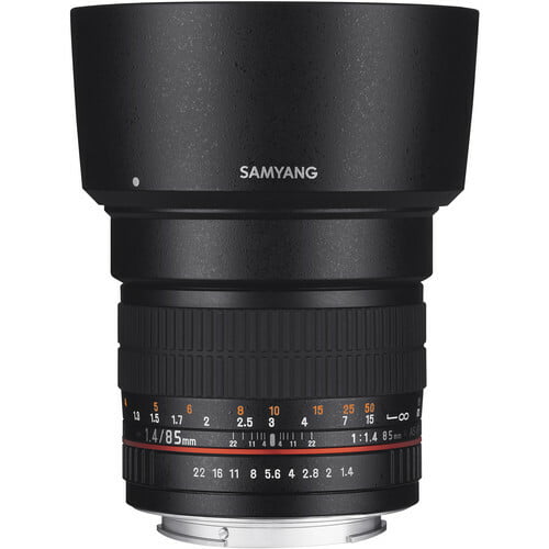 Samyang 85mm f/1.4 Aspherical IF Lens for Fujifilm X-Mount Cameras