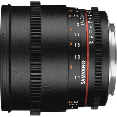 Samyang 85mm T1.5 VDSLRII Cine Lens for Canon EF Mount - Image 6